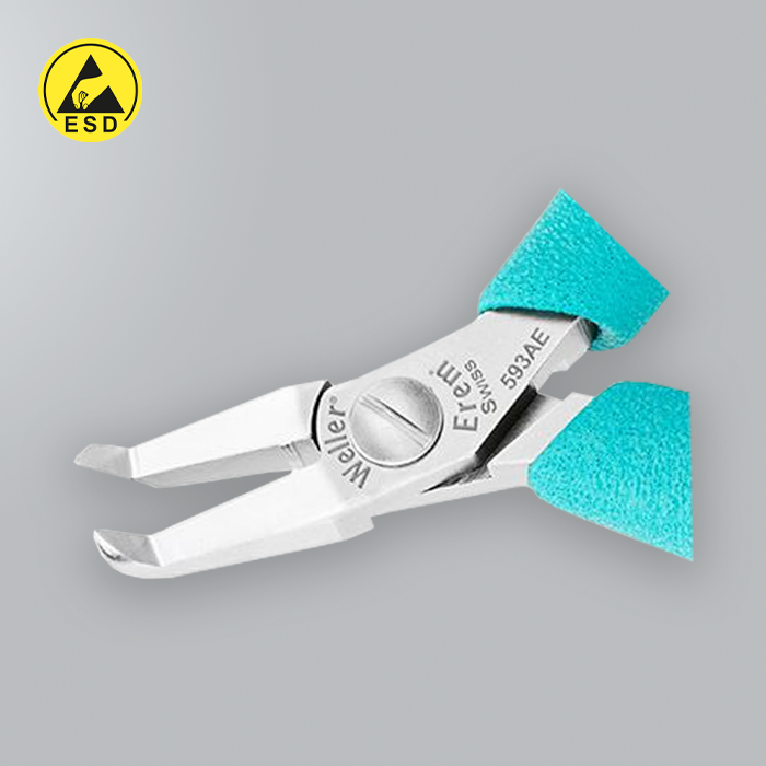 Erem 593AE- Angled Narrow Head Tip Cutter - Flush ESD (E-593AE) Erem 593AE- Angled Narrow Head Tip Cutter - Flush ESD (E-593AE)